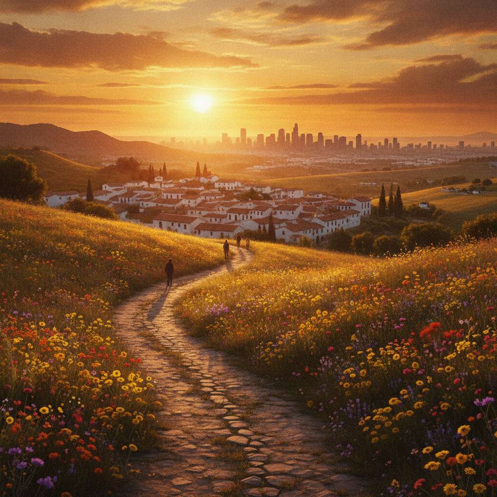 Cover art for Echoes of a Timeless Town